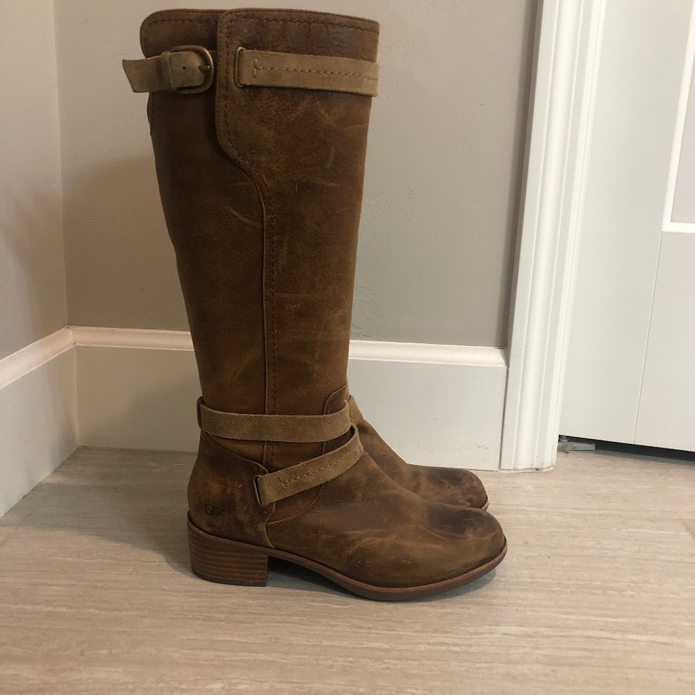 Ugg Knee High Suede Riding Boots